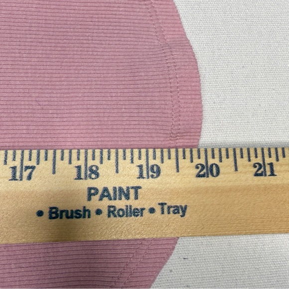 NWT Free People We The Free Kate Ribbed Stretch Tank Top Sleeveless Pink XS - Picture 4 of 8